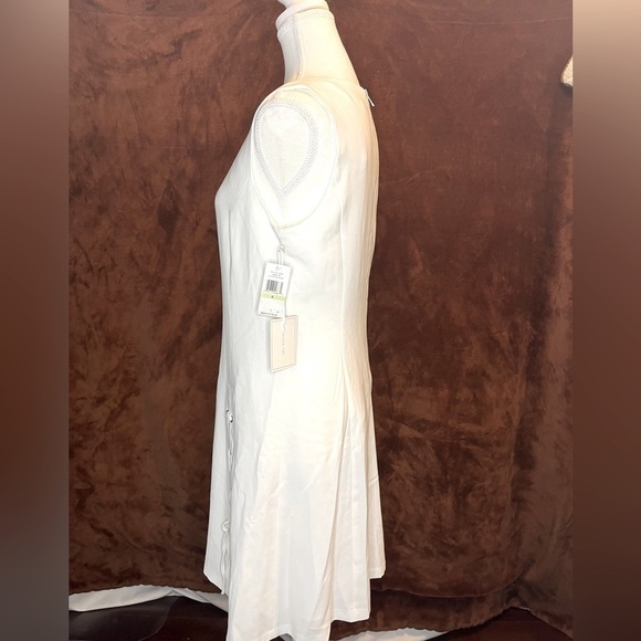 ⭐️ NWT- 1.STATE Womens White Lace Up A-Line Dress- size 4 - Picture 8 of 11